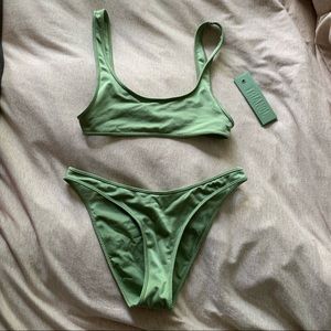 Army Green Triangl Bikini
